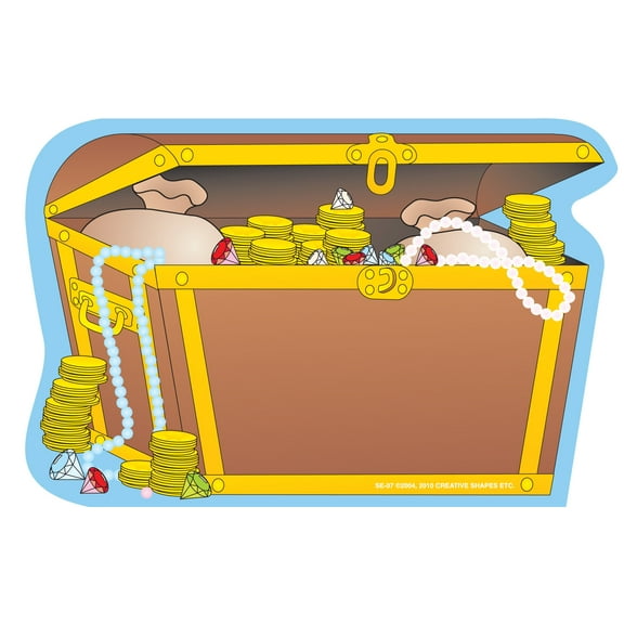 SHAPES ETC. Large Notepad - Treasure Chest