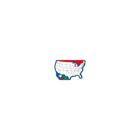 Creative Shapes United States Unlabeled Practice Maps