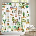 thumbnail image 1 of Creative Shower Curtain (Plant), 1 of 6
