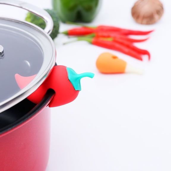 Creative Silicone Pot Lid Lifter - Anti-Spill Kitchen Tool, Heat Dissipation, and Boil-Over Prevention