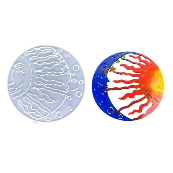 Creative Silicone Wall Decors and Sun Shape Silicone Crafting Silicone Texture for Hand-Making