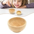 thumbnail image 1 of Creative Small Wooden Bowl - Mini Wood Serving Bowl - Decorative Wooden Bowl - Snack Bowl Salad Bowl - Home Kitchen - 1 Pack, 1 of 8