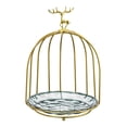 thumbnail image 1 of Creative Snack Cake Stand Cosmetic Rack Jewelry Trinket Tray for Brithday Kitchen , Blue, 1 of 7