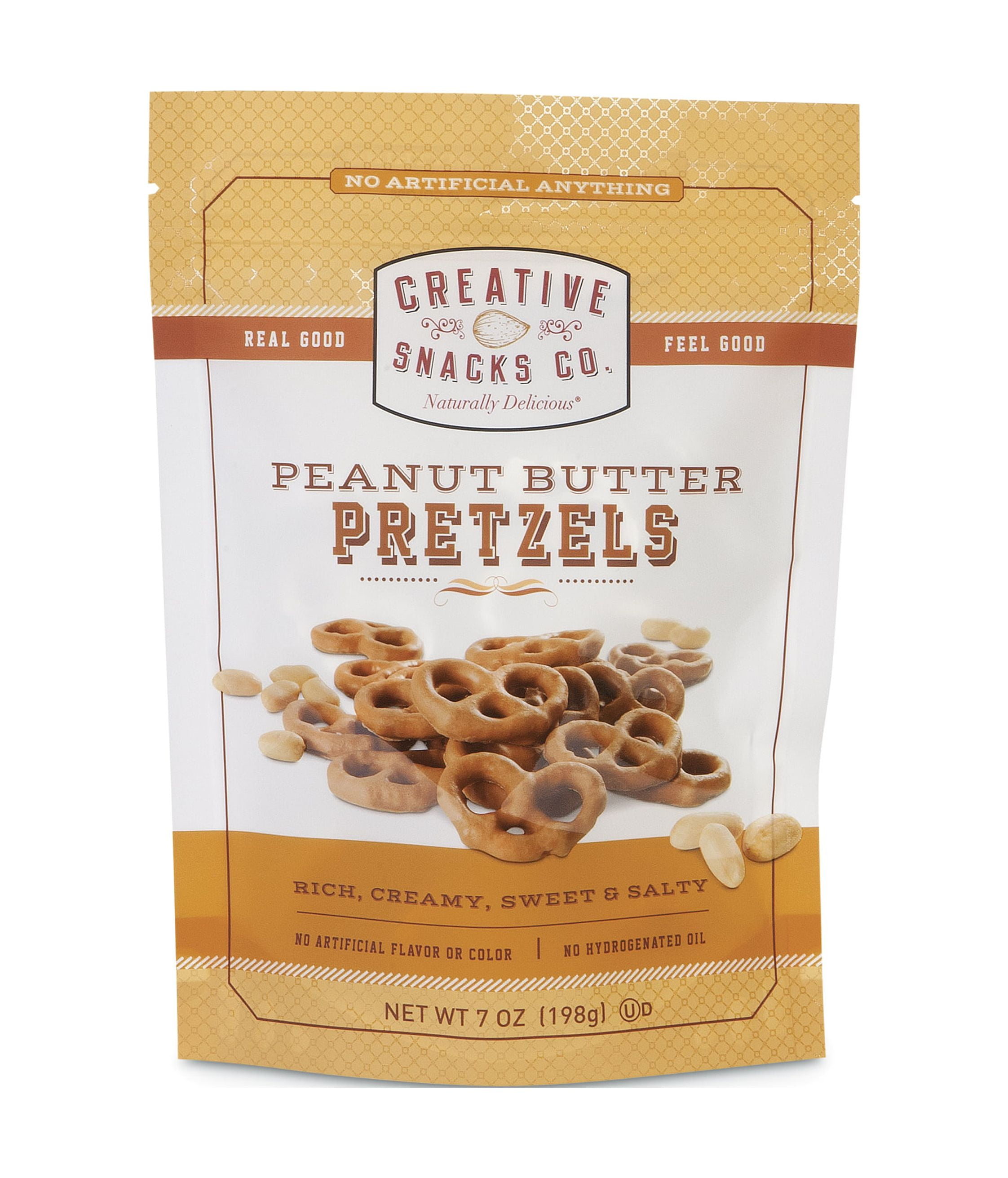 Creative Snacks Co, Peanut Butter Pretzels, 7 Oz - Walmart.com