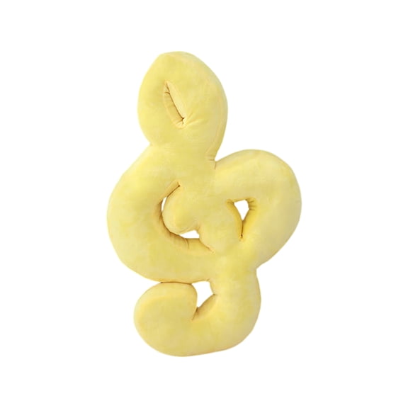 Creative Soft Plush Music Note Pillow, Comfortable And Luxurious Plush Fabric For Relaxation Reading Snuggling, Decorative Artistic Home Sofa Cushion Companion For Girls And