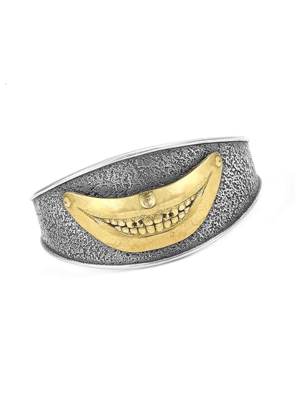Creative Souls Adjustable Clown Rings Incorporating Hip Hop Culture Sturdy Copper Fashion Accessory