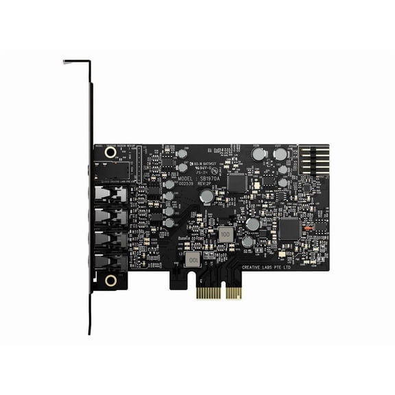 Creative Sound Blaster Audigy Fx Pro Hi-res PCI-e Sound Card with 7.1 Discrete and Virtual Surround, and AutoEq for PC