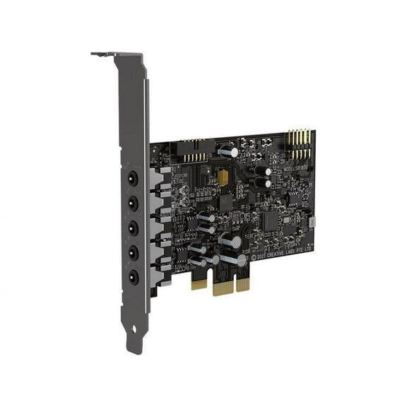 Creative Sound Blaster Audigy Fx V2 Upgradable Hi-res PCI-e Sound Card with 5.1 Discrete and Virtual Surround, Scout Mode, SmartComms Kit for PC