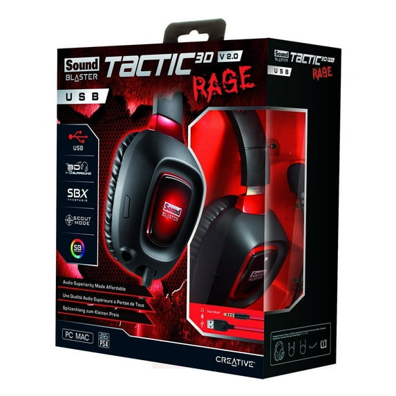 Sound Blaster Tactic3D USB Rage Headset