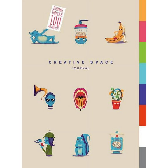 Creative Space Journal : Journal Through 100 Art Projects (Paperback)