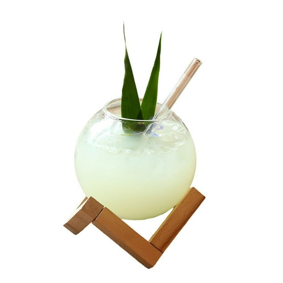 Creative Spherical Cocktails Glass Cup Round Ball Wine Glasses Cocktails Mug Fruit Juices Tumblers Glassware
