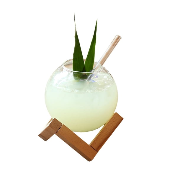 Creative Spherical Cocktails Glass Cup Round Ball Wine Glasses Cocktails Mug Fruit Juices Tumblers Glassware