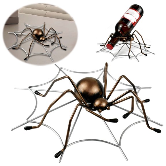 Creative Spider Wine Rack, Wine Bottle Holder for Cafe Bar Decor, Home & Garden, Kitchen, Dining & Bar, Bar Tools & Accessories, Wine Racks & Bottle Holders
