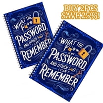 Creative Spiral Notebook - Password Lock Journal, Multi-Functional Diary with Secure Cover, Portable Notepad with Lined Pages, School Supplies Personal Writing, Travel Journal for Home Study,2PCS