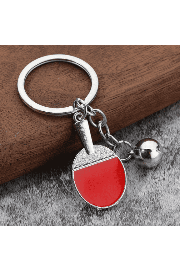 Creative Sports Ball Keychains Bowling Golf Soccer Badminton Keychain Sports Fans Backpack Car Decoration Competition