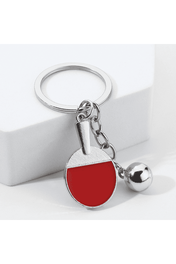 Creative Sports Ball Keychains Bowling Golf Soccer Badminton Keychain Sports Fans Backpack Car Decoration Competition