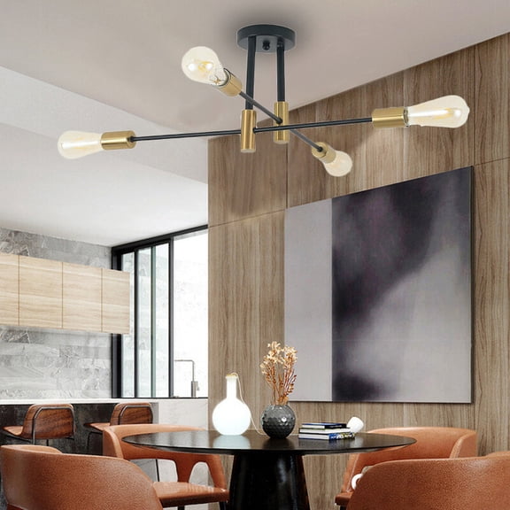 Creative Sputnik Chandelier Lamp Flush Mount Pendant Light Ceiling Light Fixture For Dining Rooms, Living Rooms, Kitchens, Hallways