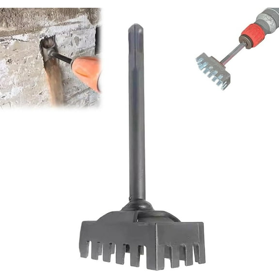 Creative Square Hole Cutter for Electrical Box, Chrome Steel Square Slot Cutter, Electrical Box Cutout Saw, Outlet Cutter Oscillating Tool for Brick Concrete Cement Stone 6.9''
