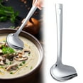 thumbnail image 1 of Creative Stainless Steel Sauce Ladle with Spout, Ergonomic Gravy Spoon for Cooking, Serving, Canning, Drizzling, Kitchen Gadget, White Elephant Gifts, 1 of 7