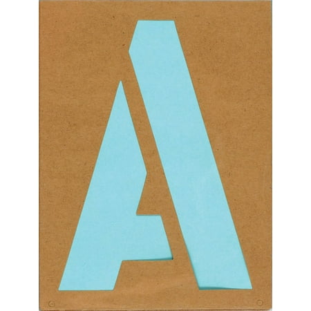 Creative Start Reusable Stencil, Letters, Numbers and Characters, 7", Gothic Font