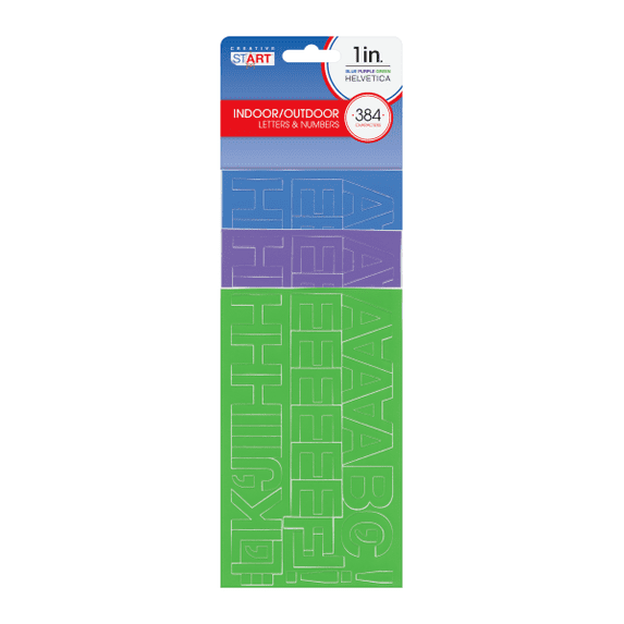 Creative Start Letters Creative Start® Self-Adhesive Letters, Numbers and Symbols, 1 ...