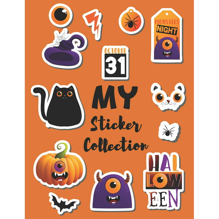 My Sticker Collection Album: Favorite Stickers Collecting Book for
