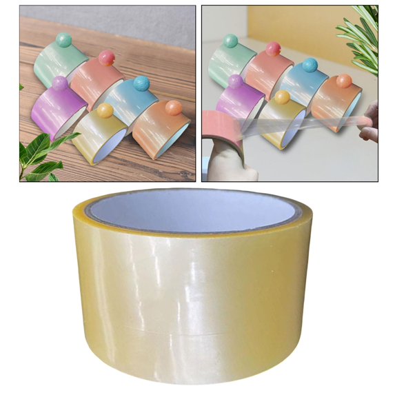 Creative Sticky Ball Rolling Tape Crafts Educational Toy DIY Sensory Toy Crafting Tape for Kids Party Home Birthday Gift Accessories Yellow