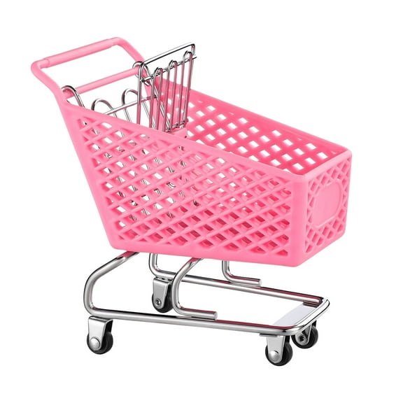 IMIKEYA Creative Iron Storage Basket in Watermelon Red for Desktop Gadget Storage and Play Toy 12.5x7x6 inches