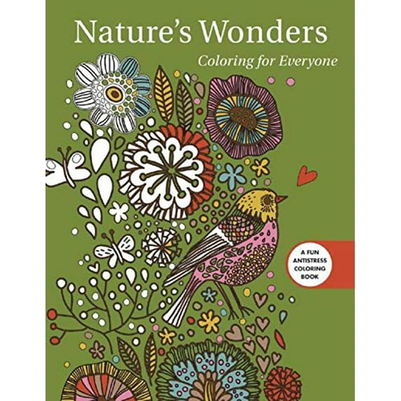 Pre-Owned Nature's Wonders: Coloring for Everyone (Creative Stress Relieving Adult Coloring Book Series) Paperback