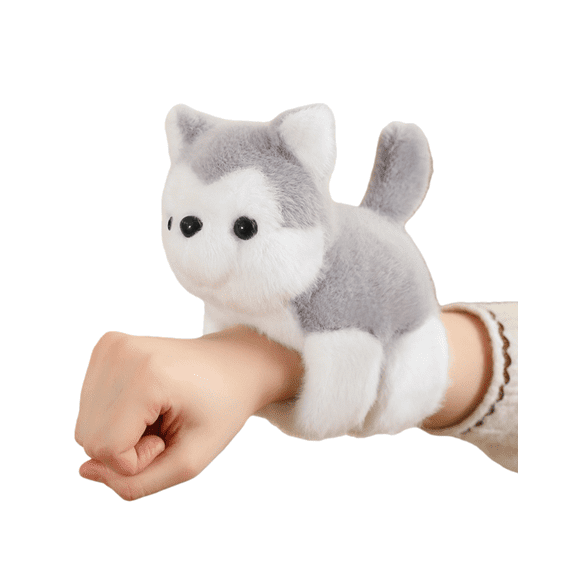 Creative Stuffed Animal Plush Toy, Soft Fluffy Filled Plushie with Wrap-Around Design, Cute Husky, Raccoon, Capybara, and Monkey Designs, Cozy Decorative Plush Gift for Family and Friends