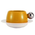thumbnail image 1 of Creative Suspended Coffee Cup and Saucer Set High-Value Design Ceramic Coffee Cup Gift 320ML, 1 of 8