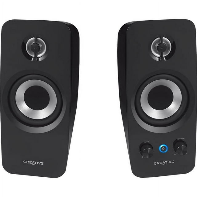 Creative T15 2.0 Speaker System - Wireless Speaker(s) - 32.8 ft - Bluetooth