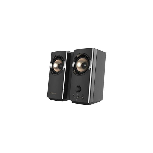 Creative T60 2.0 Compact HiFi Desktop Speakers with Clear Dialog and