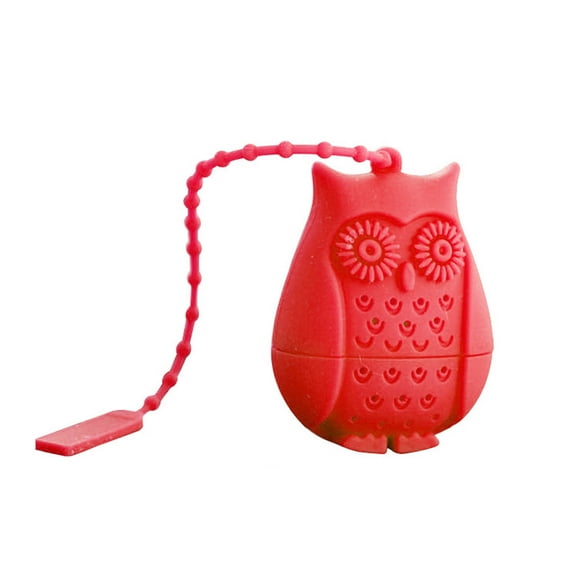 Creative Tea Infuser Silicone Tea Strainer Cute Owl Tea Filter for Loose Tea Diffuser Gift