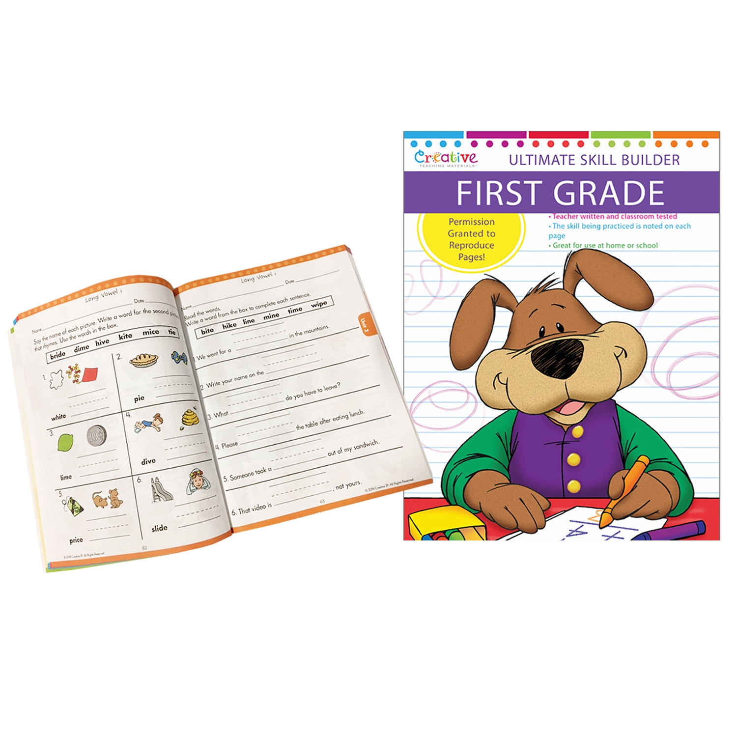 Creative Teaching Materials 1st Grade Workbook Bundle, Set of 2 ...