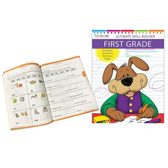 Creative Teaching Materials 1st Grade Workbook Bundle, Set of 2