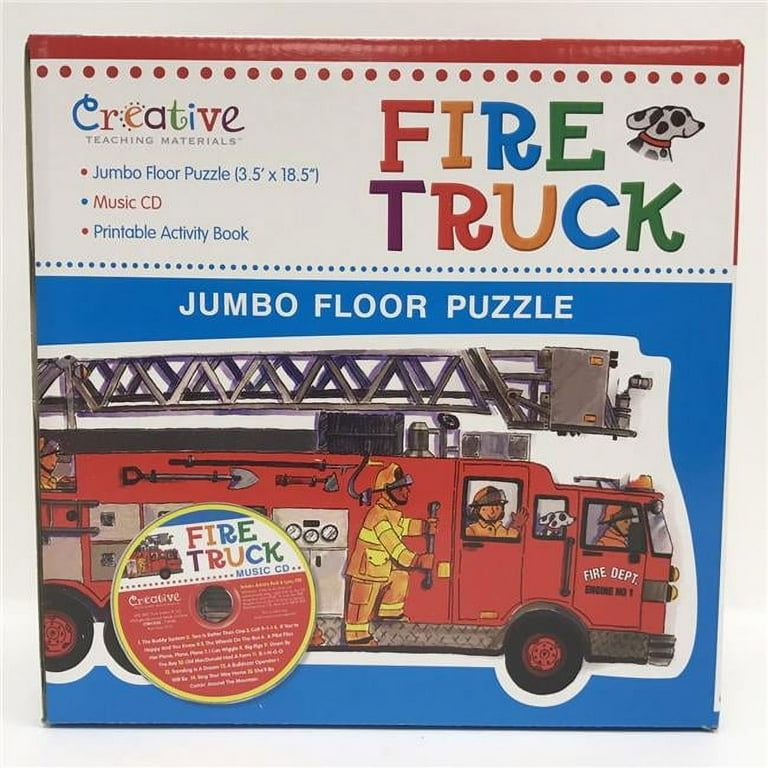 Fire truck floor puzzle 2025