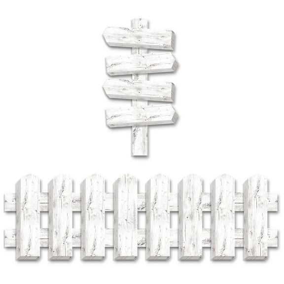 Creative Teaching Press 3D Pop Picket Fence Bulletin Board Set