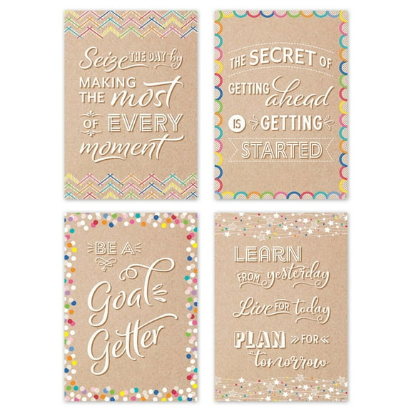 Creative Teaching Press CTP10849 Krafty Pop Inspire U 4 Poster Pack