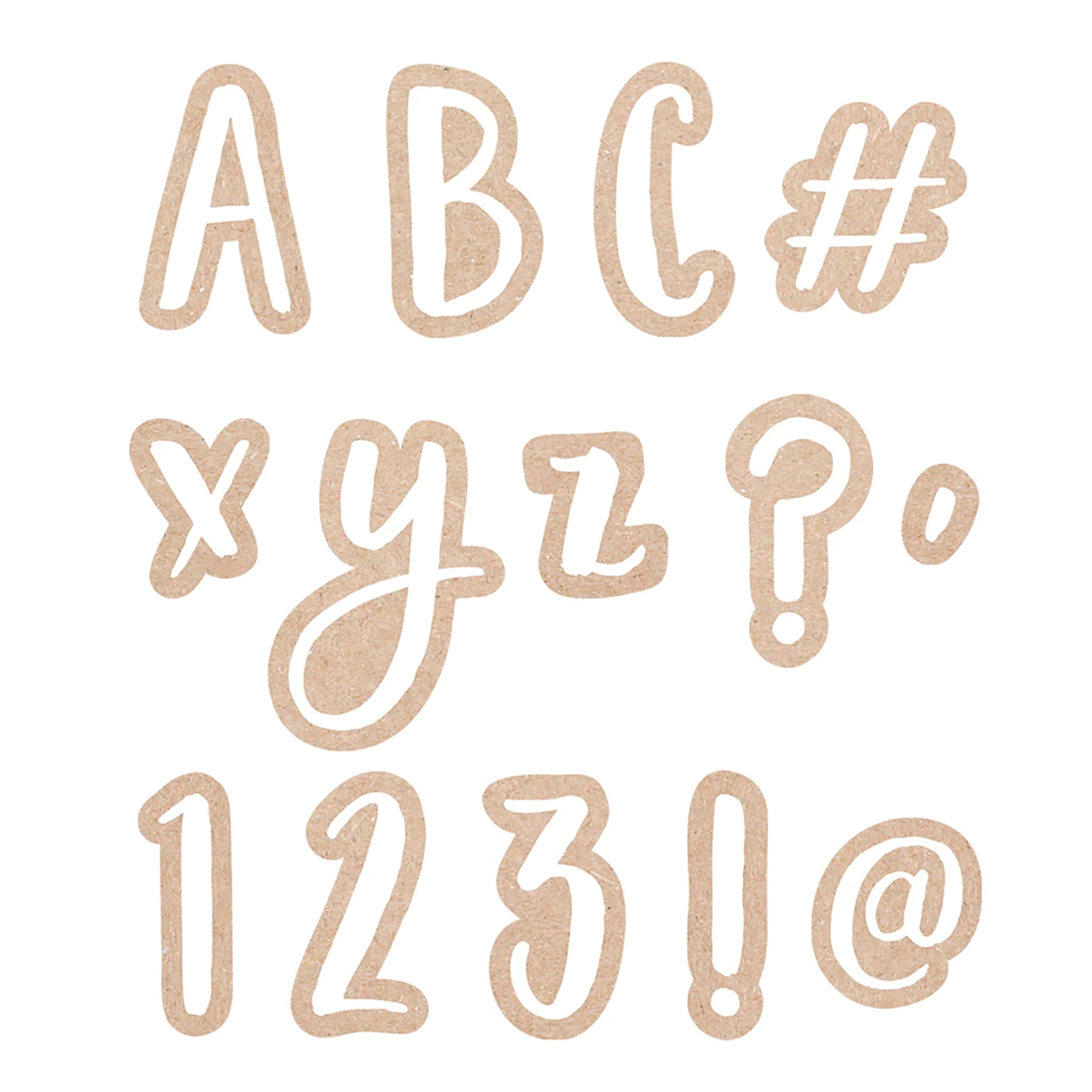 Creative Teaching Press Krafty Pop Designer Letters, 212 Pieces