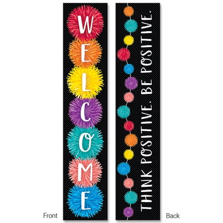 Creative Teaching Press Pom-Poms Welcome Banner (2-sided)