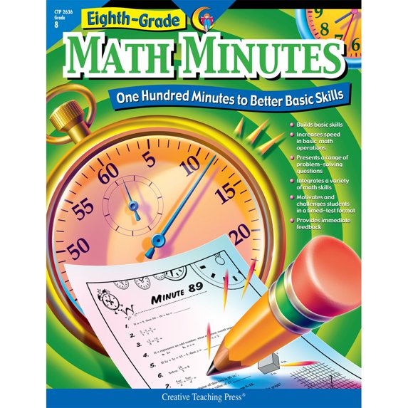 Creative Teaching Press MATH MINUTES - 8TH GR