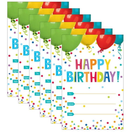 Creative Teaching Press Happy Birthday! Award, 30 Per Pack, 6 Packs