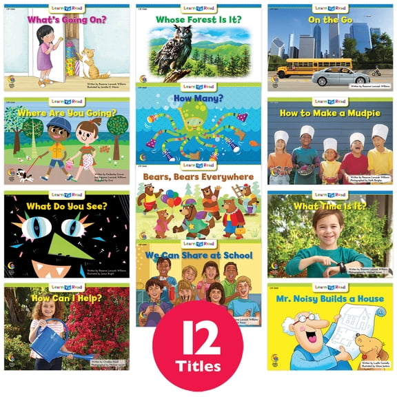 Creative Teaching Press Learn to Read Variety Pack 5, Level C-D, 12 Titles
