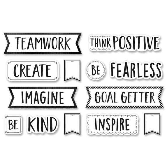 Creative Teaching Press Motivational Headlines Mini Bulletin Board, 12 Pieces
