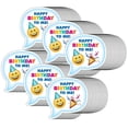 thumbnail image 1 of Creative Teaching Press CTP4237-6 Emoji Fun Birthday Badges - Pack of 6, 1 of 2
