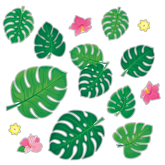 Creative Teaching Press® Palm Paradise Monstera Leaves Bulletin Board Set, 14 Pieces