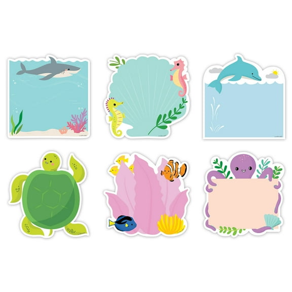 Creative Teaching Press Sea Friends 6" Designer Cut-Outs, Pack of 36