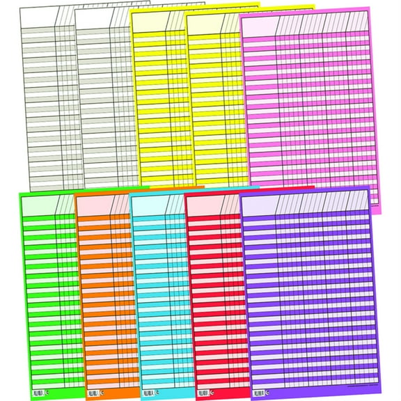 Creative Teaching Press Small Vertical Incentive Wall Chart with Multicolor Color, 8 Count