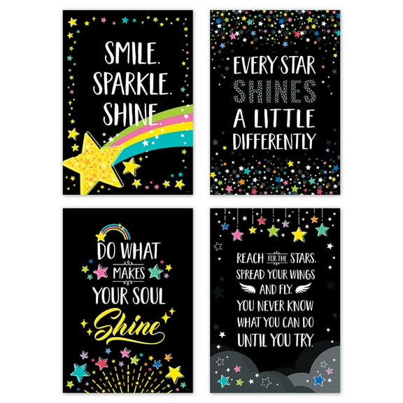 Creative Teaching Press Star Bright Inspire U 4-Poster Pack